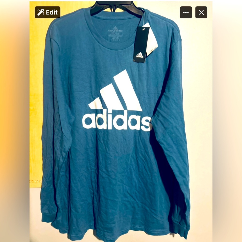 NWT Adidas men’s long sleeve T-shirt XL